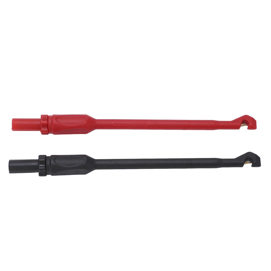 2PCS J.30016 Piercing Probe Multimeter Test Hook with 4mm Connector Insulation Car Repair Test Needle