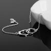 Pure   Copper Bracelets Handcuffs Chain Women Men Wedding Fashion Jewelry Valentine's Day Gifts Lady 20cm