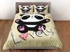 Panda Duvet Cover Set, Kids Dorm Bedding, Nursery Decor, Animal Bedding Set, Toddler Bedding, Panda Lover Gift, Custom Size Quilt Cover