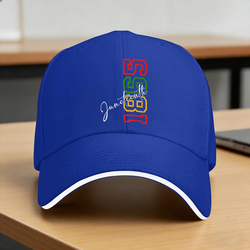 Juneteenth 1865 Shirts June 19Th 1865 Freedom Day Baseball Cap  Men Adult Custom Logo Hip Hop Hats Breathable Baseball Caps