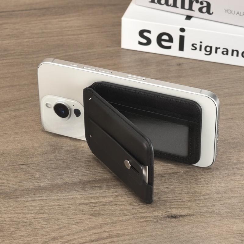 Magnetic Card Holder Stand with Find My Tracker