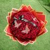 20 Sheets Gilt Edge Wrapping Paper Flowers Gift Wrapping Material Korean Style Birthday Wedding Florist DIY Wrapping Paper