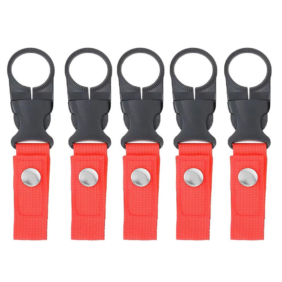 

Webbing Water Bottle Holder Climbing Carabiner Belt Backpack Hanger Hooks Clip Multifunction Water Bottle Nylon Buckle Hook Clip