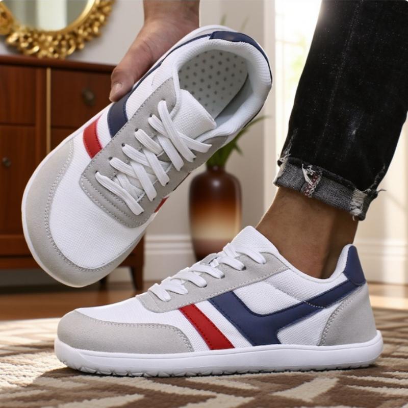 

Unisex Barefoot Wide Toe Shoe Fashion Simple Casual Jogging Sneakers Men Wide Barefoot Shoe Trail Running Non-Slip Walking Shoes 39