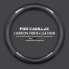 Car Carbon Fiber Leather Steering Wheel Cover For CT4 CT5 CT6 XT4 XT5 XT6 ATS BLS CTS EXT SLR SLS STS XLR Escalade SRX
