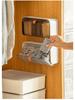 Wall-Mounted Divided Plastic Storage Box for Home and Dormitory Essentials