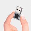 USB pirkstu nospiedumu lasītājs Windows 10/11 Hello klēpjdatoram, mini datoram, dongls, pirkstu nospiedumu skeneris, 360 grādu pieskāriens, ātra saskaņošana, drošības atslēga, biometrisks