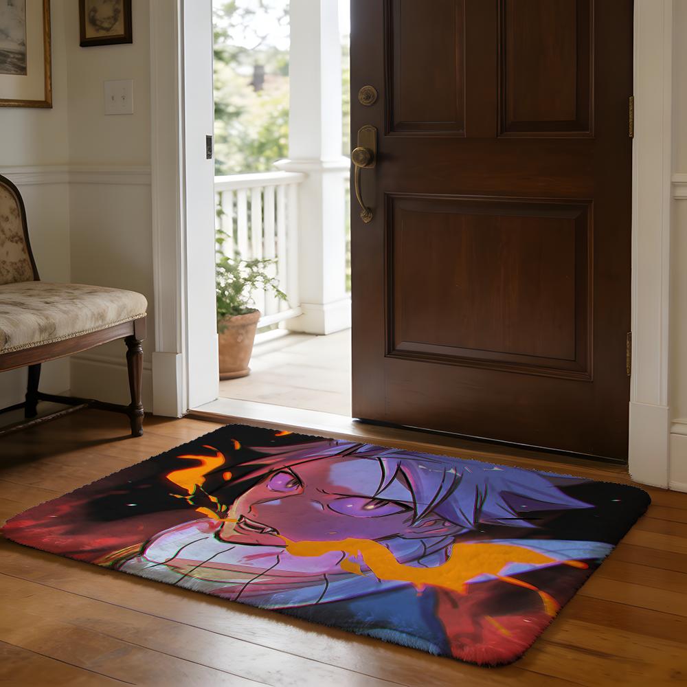 Anime FFAIRY TAIL Floor Mat Soft Flannel Absorbent Mat Non-Slip Rug Home Bedroom Bathroom