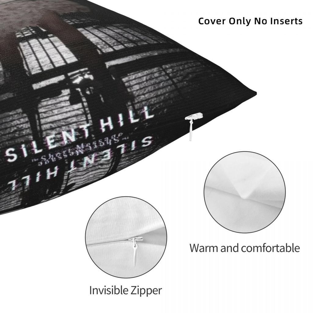 Silent Hill F Horror Game Pillowcase Accessories Printed Cushion Cover Pillow Covers Home Decoration Square Multiple Sizes