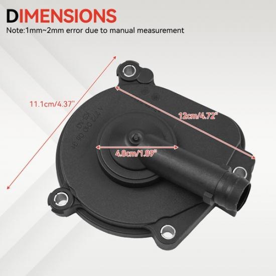 For Mercedes W212 E350 C350 W211 Engine Crankcase Valve Vent Oil Separator Cover