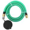 VidaXL Suction Hose with Brass Fittings Green 1.1" 7 M PVC 151045