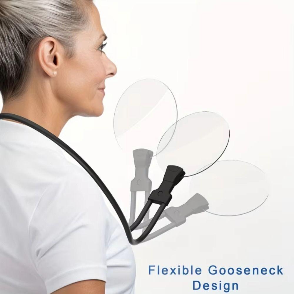 Adjustable Hands Free Magnifying Glass 5X Neck Wear Magnifying Glass Embroidery Magnifier