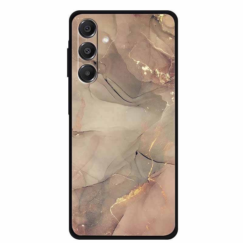 For Samsung Galaxy A14 A15 A16 5G Case Marble Soft TPU Phone Back Cover For Samsung A14 A15 4G Shockproof Silicone Painted Coque