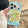 Cute Kittens Summer Meadow iPhone 15 Pro Max Chain Case for Women