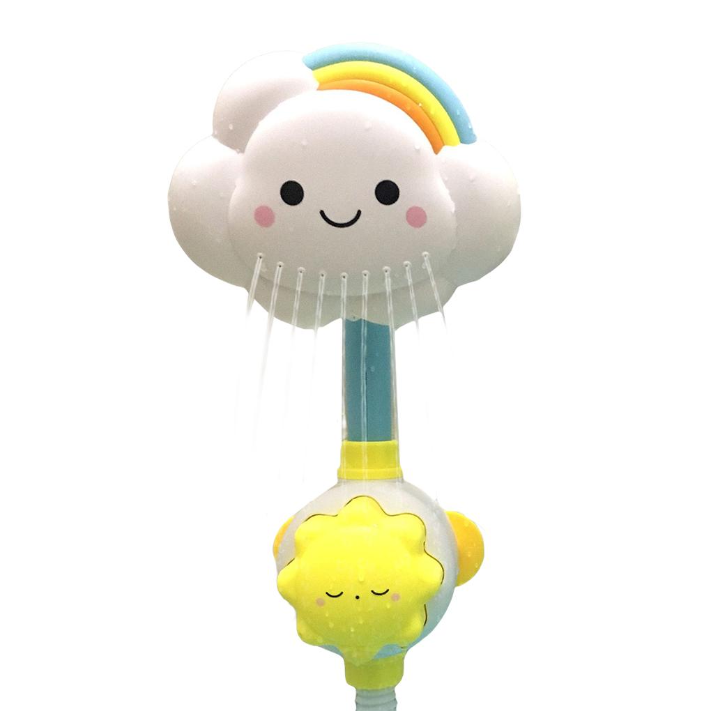 Home Children Bath Toy Kids Adorable Shower Cartoon Style Showering Wall Mounted Shower Sprayer Bathroom Accessories