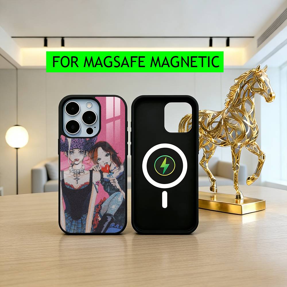 Cool girl O-Osaki NO N-Nana-es Phone Case For iPhone17,16,15,14,13,12,11 Plus,Pro Magnetic For Magsafe Wireless Charging