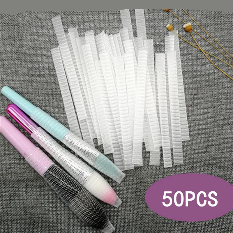 10/50/100/200PCS Makeup Brush Protective Mesh Set Gauze Set Makeup Brush Protective Mesh Set Flower Protective Mesh Set