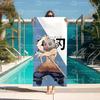 Beach Towels Demon Slayer Bathroom For Bath Sauna Personal Care Large Bath Towel Turban for Hair Drying Bathroom Set Accessories