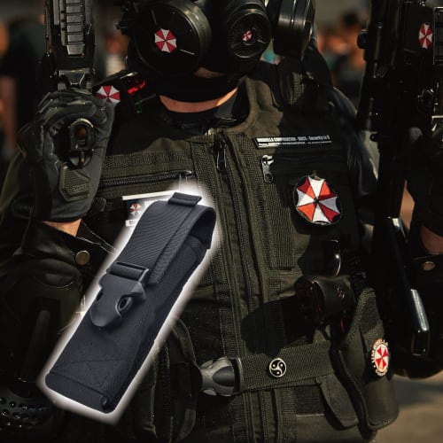 JEELAD Light Pouch, Flashlight Storage Bag, Light Case, Flashlight Holder, Molle Storage Case, EDC Pouch for Military Belts, Tactical Flashlights, Com