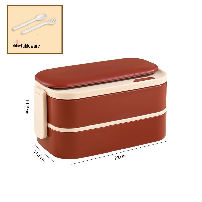 Portable Wheat Straw Bento Box: Insulated, Multi-Compartment, Japanese-Style, Microwave Safe for Office Workers & Students