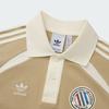 adidas Originals 3 Stripes SHORT SLEEVE POLO Shirt Men's Grassland Brown KD0946