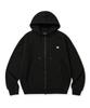 Brownbreath [25Winter] Tag Hood Zip Up - Black