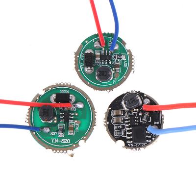 1 buc. Driver LED 3W 17Mm/20Mm DC3.7V 1 Mod 5 Mode Driver lanternă LED