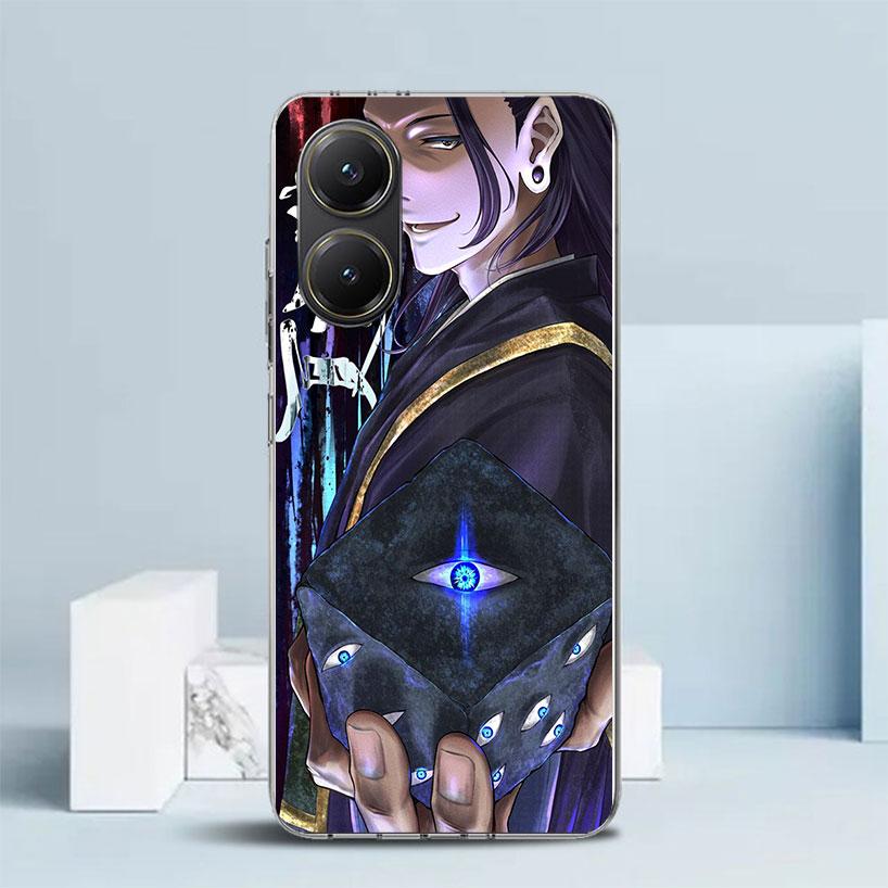 Kaisen J-Jujutsu Geto Suguru Phone Case For Xiaomi Poco F7 Ultra X5 X6 X7 Pro M7 Redmi 15C 15 13C 13 12C 12 10C 10 10A 9 9C 9A 9