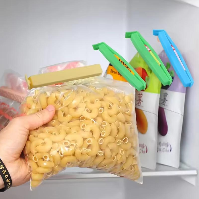 10PCS/Pack Sealing Clip Food Snack Sealer Clamp 7/11cm Size Available Plastic Clip Suitable for Kitchen Storage Package Tool ZYF