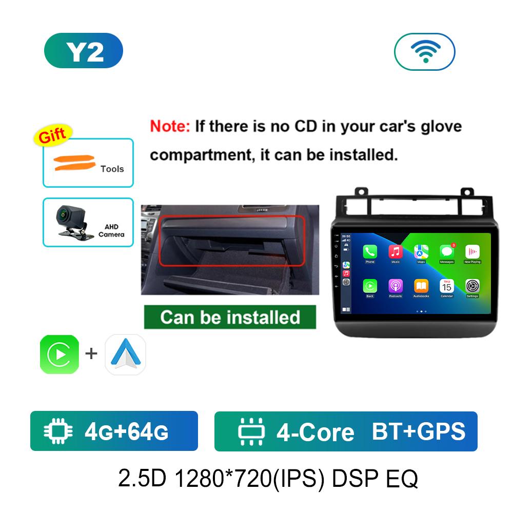 Car Radio Multimedia Player for VW Volkswagen Touareg FL NF 2011 - 2017 GPS Navi 4G IPS Screen Android System Head Unit Carplay