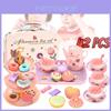 Delightful Pretend Play Kitchen Set With Realistic Food And Dessert Accessories Gift Box