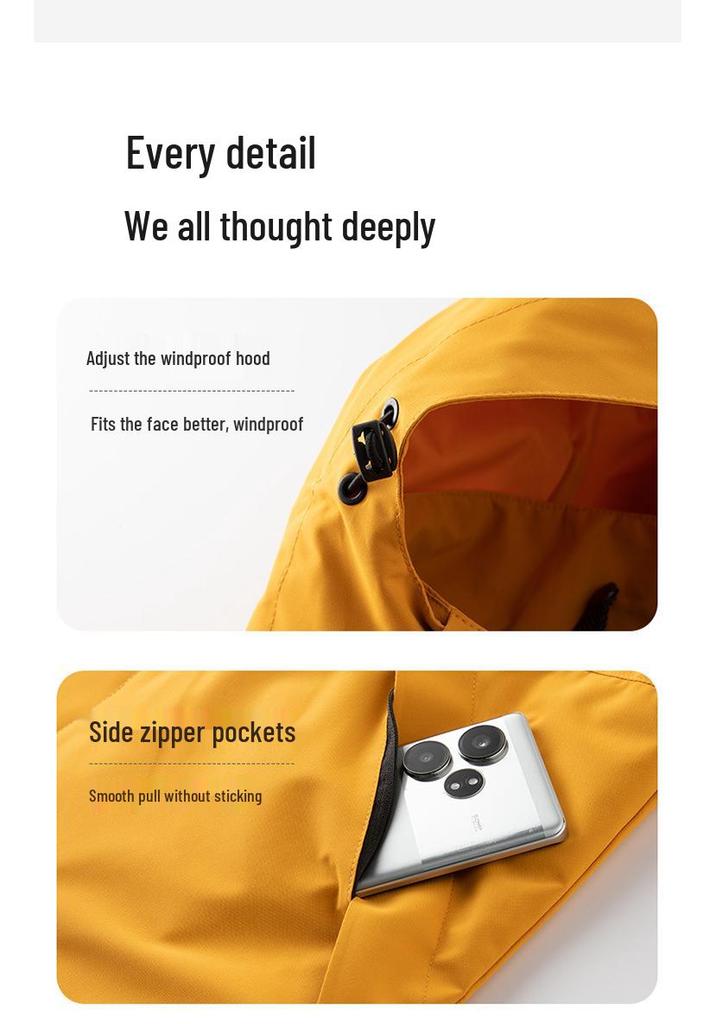 Outdoor Couple's Thin Windproof Trekking Jacket - Unisex Multi-Functional Spring/Autumn Mountain Climbing and Sun Protection Gear.