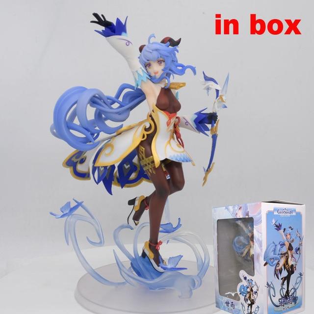 22cm Genshin Impact Figure Ganyu 1 /7 Static Figure Game Genshin Impact Collectible Decoration Anime Pvc Collection Doll Toys