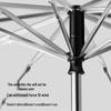 ZUODU Oversized Automatic Windproof Folding Umbrella
