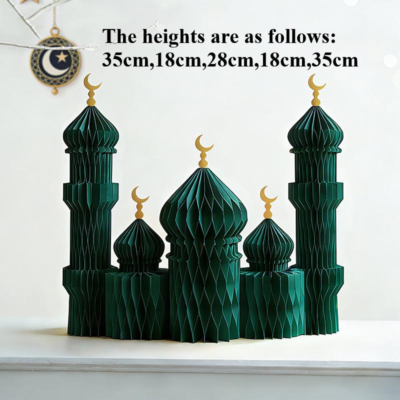 Ramadan Palace Figurine Ornament Ramadan Decorations  Zainah Ramadan Party Favors Eid Mubarak Home Decor