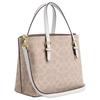 Coach Mollie Brand Logo Detachable Shoulder Strap Coated Canvas Tote Bag Shopping Bag Shoulder Crossbody Handbag 25 Women Tote Sand Chalk CV965-IMXDM