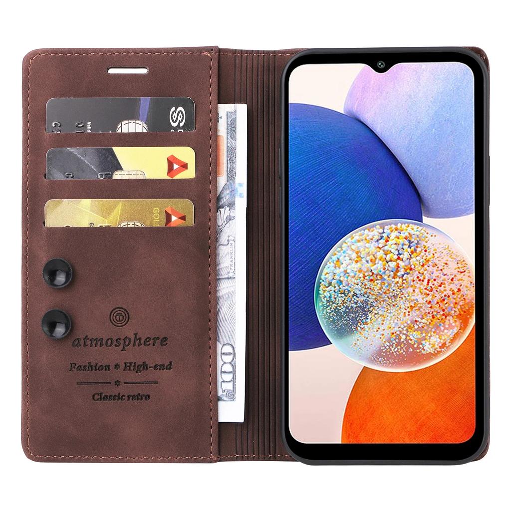 Leather Wallet Case For Samsung Galaxy S25 S26 Edge S24 S23 FE S22 Ultra A16 A26 A36 A56 A17 A37 A57 A15 A25 A35 A55 Phone Cover