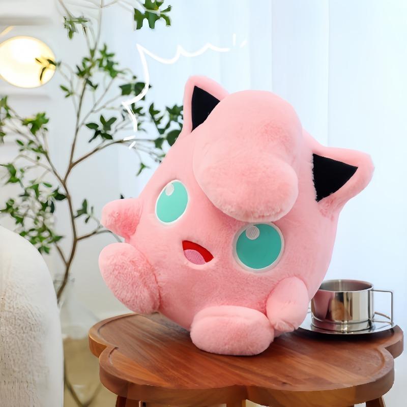 304560Cm Jigglypuff Plushies Kawaii Anime Plush Stuffed Toys Comfortable Soft Doll Throw Pillow Children Holiday Gifts
