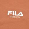 Fila Original Klassisches Gesticktes Logo Einfach Mode Retro Lässig Sport Bequem Gestricktes Kurzarm T-Shirt Unisex Oberteile Orange F51U619103FOR