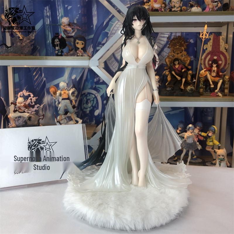 

Azur Lane Phoenix Evening Dress Figure - Standing Pose Beautiful Girl Model.
