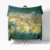 Large Tamriel Map Elder Scrolls Skyrim Gaming Map Blankets Soft Warm Flannel Throw Blanket Bedding for Bed Living Room Home Sofa