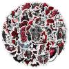 Gothic Graffiti Stickers: 50/100 Sheets for Car, Phone, and Water Cup Décor