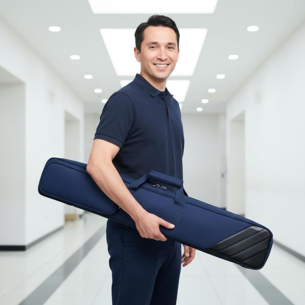 Billiard Cue Carrying Case Thickened Oxford Cloth Pool Equipment Pouch