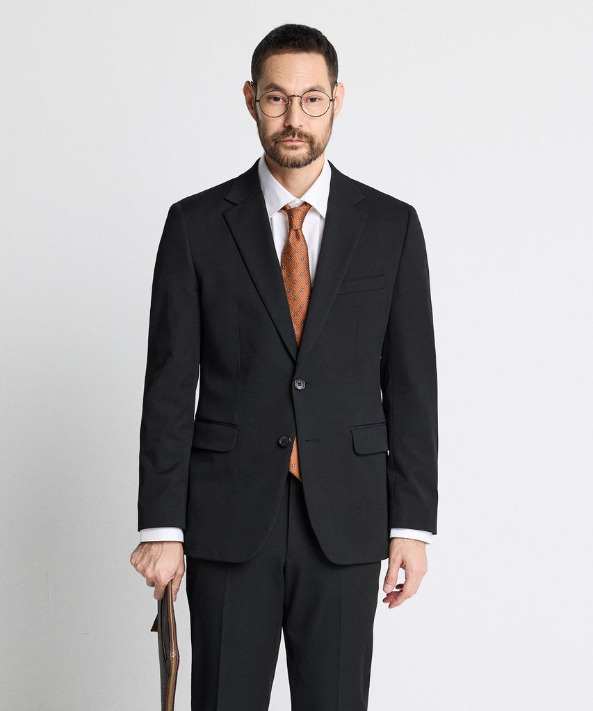Stco Tech-Poly 4-Way Stretch Essential Suit Setup Set Black (Slim Fit)_Ssjuz01Set