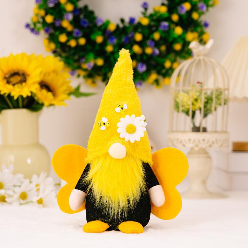 

Charming Bee Winged Plush Doll With No Face Ideal For Special Event Decor Bee Day Doll Male