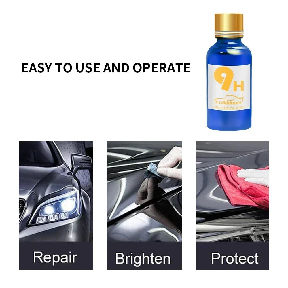 3SZT 9H Samochodowa Powłoka Ceramiczna w Płynie Super Hydrofobowy Zestaw Powłok Szklanych Polisiloksan i Nanomateriały Ceramika do Samochodów
