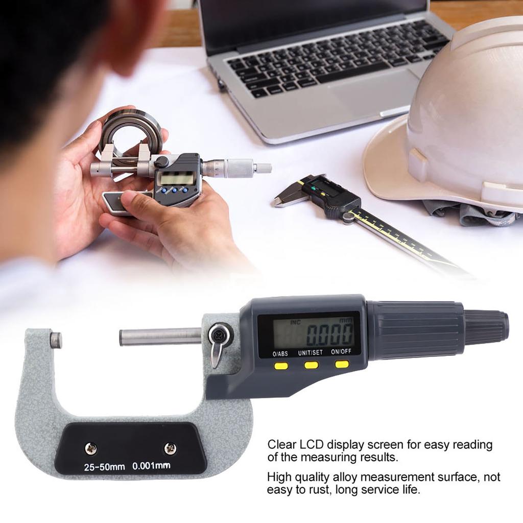 0.001mm Digital Electronic Micrometer Outside Micrometer Caliper Gauge2550mm