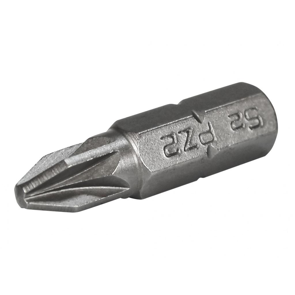 Faithfull Pozi S2 Grade Steel Screwdriver Bits