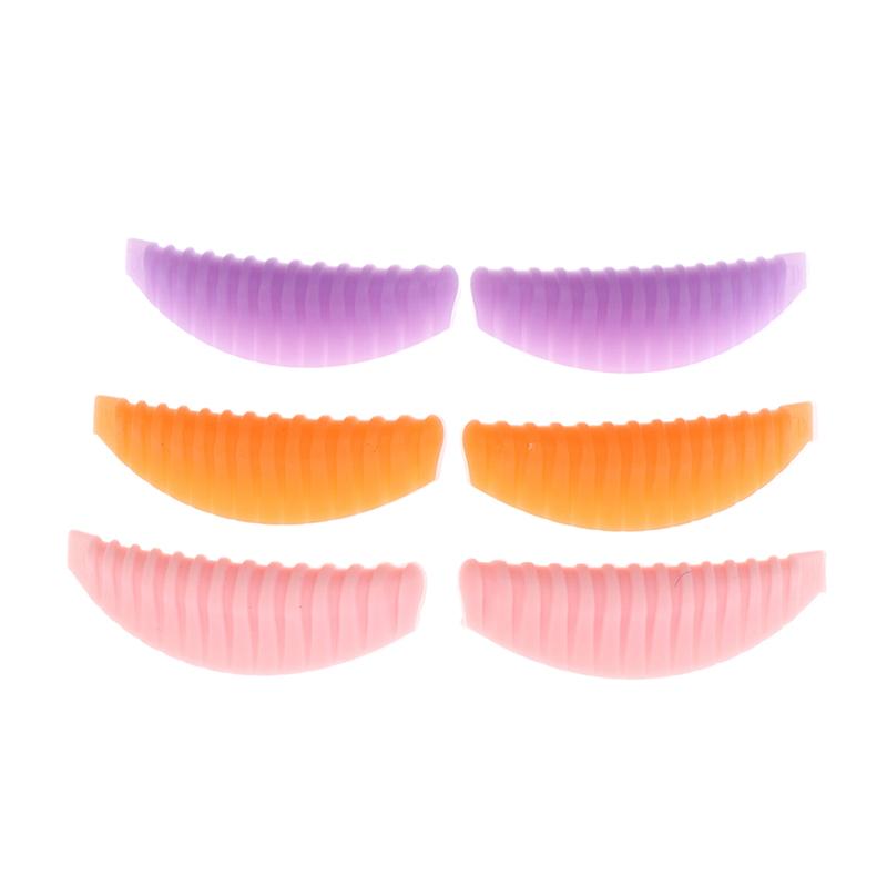 4 Perechi Tampoane Reutilizabile pentru Lifting de Gene Silicon Lamination Pad Tije Permamentare cu Striații Verticale Instrument Machiaj Curler Extensii Gene 3D