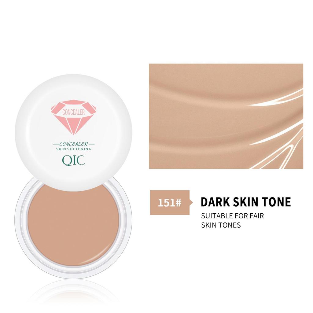 QIC Concealer Freckle Masking Foundation Dark Circles Acne Masking Spots Waterproof Face Acne Concealer Makeup